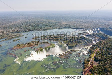 Iguazu Falls Helicopter View, Argentina