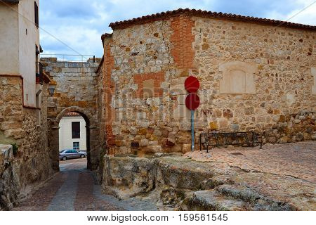 Zamora door of Dona Urraca in Spain by the via de la Plata way of Saint James exterior image shot from public floor