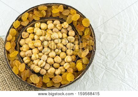 Chick Peas And  Raisins