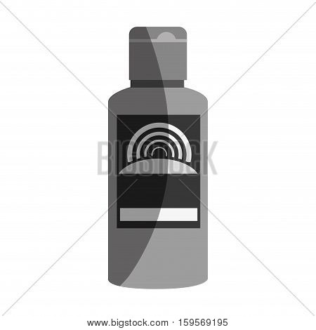 solar blocker bottle icon vector illustration design