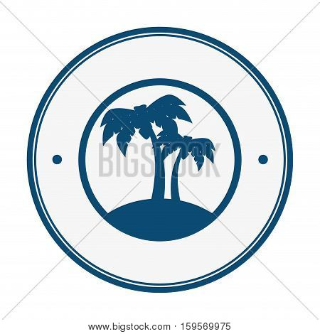 tree palm isolated icon vector illustration design