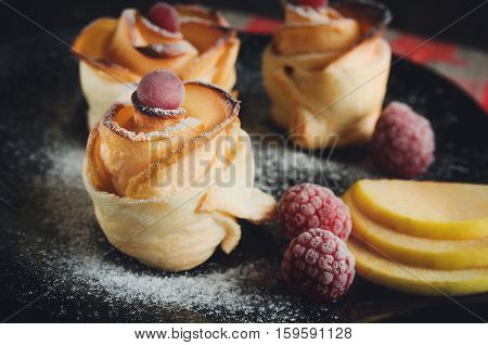 Delicious And Beautiful Apple Rose Puff Pastries