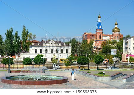 View On The Street In Astrakhan