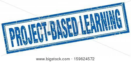 project-based learning. square. stamp. grunge. vintage. sign. Isolated