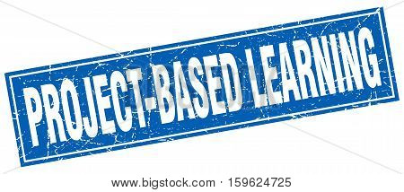 project-based learning. square. stamp. grunge. vintage. sign. Isolated