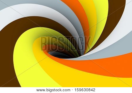 black hole multicolored background vortex 3d illustration