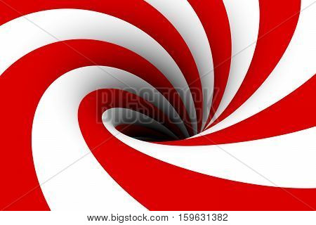 black hole multicolored background red 3d illustration