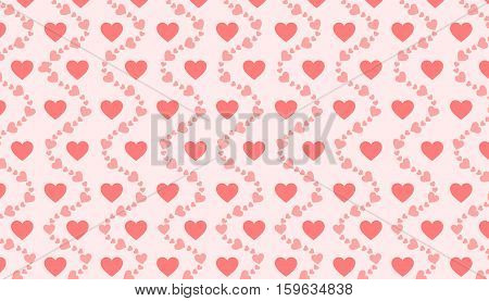 Vector illustration of hearts background. Best for Love, Background, Abstract Concept.