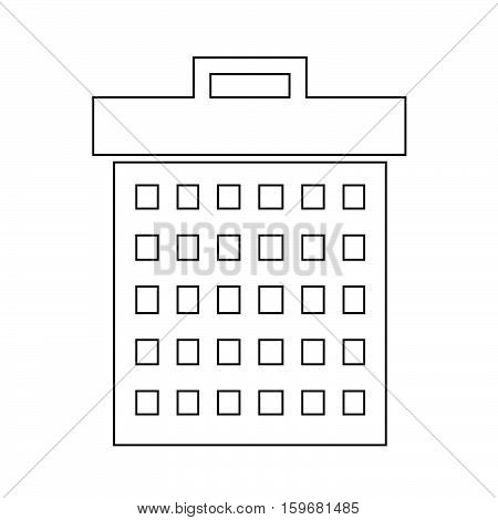 An Images Of Trash Bin Icon Illustration Design