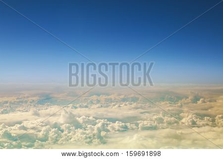 cloud scape white cloud and blue skies