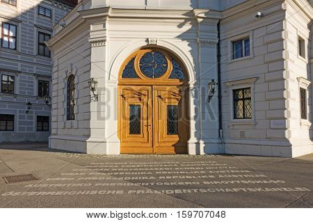 Office of the Federal President Austria office of the austrian president at the leopoldinischer trakt in the Hofburg Complex