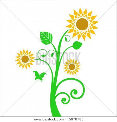 Sunflower perhonen