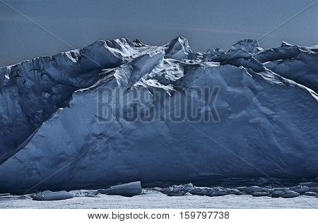 Antarctica, Weddell Sea, Riiser Larsen Ice Shelf
