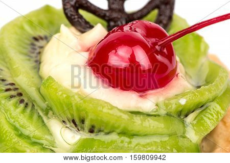 Tart With Kiwi Closeup