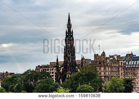 Edinburgh, Scotland, Uk-circa July 2016:several Views Of The City