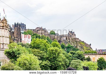 Edinburgh, Scotland, Uk-circa July 2016:several Views Of The City