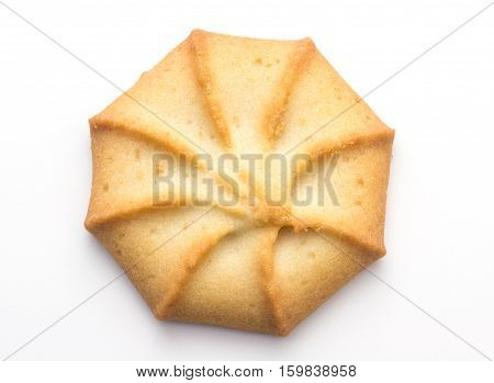 sweet biscuits isolated on a white background