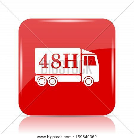 48H Delivery Truck Icon