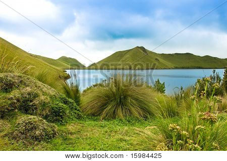 Mojanda søer i Ecuador
