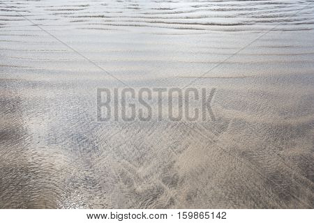 Sand Texture on the Bali beach. Bacground. Real coast