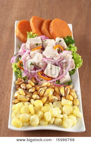 Ceviche Peruánec styl