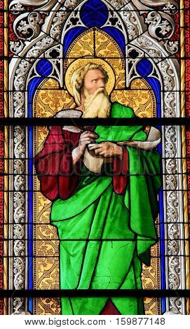 Stained Glass - The Prophet Ezechiel