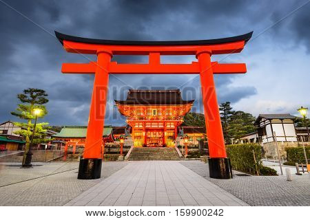 Fushimi Inari Shrine in Kyoto, Japan.