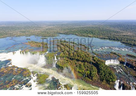 Iguazu Falls Helicopter View, Argentina
