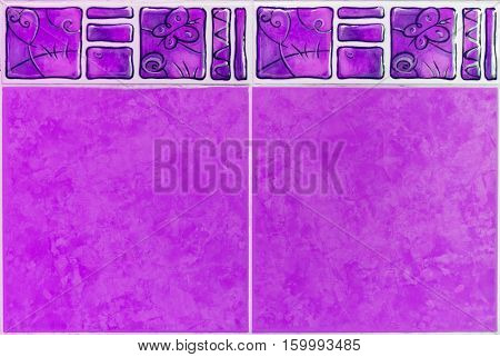 Interior Or Kitchen Bathroom Wall Ceramic Tiles Decorative Liner Border.