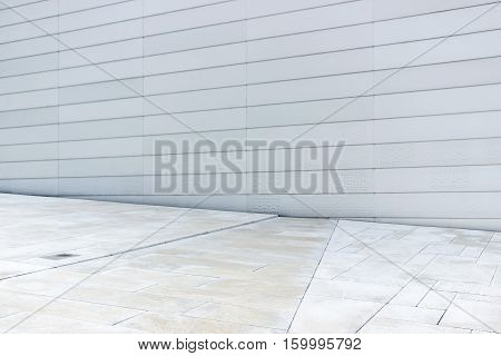 brick wall and tile floor on rooftop at oslo opera house