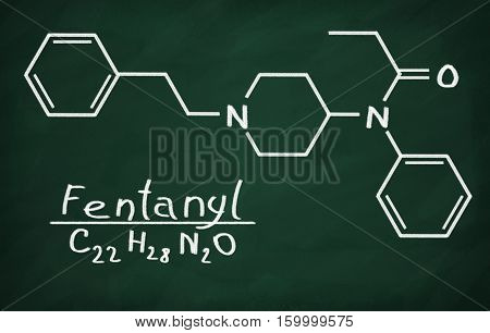 Structural Model Of Fentanyl