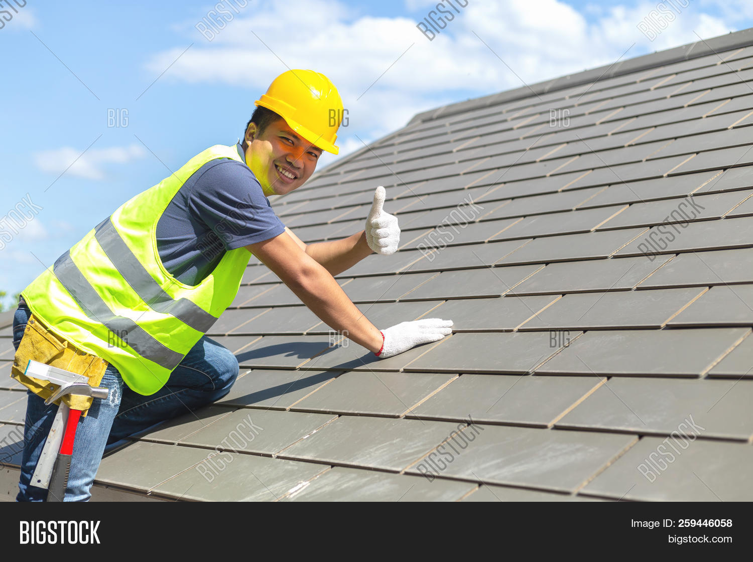 Builder Working On Image & Photo (Free Trial) Bigstock