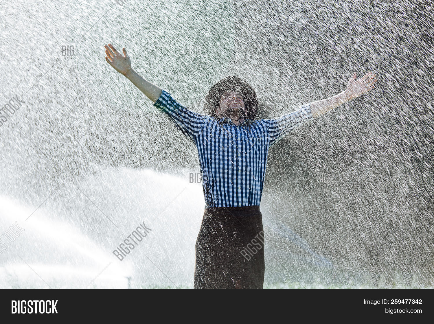Man Wet Under Rain Image & Photo (Free Trial) Bigstock