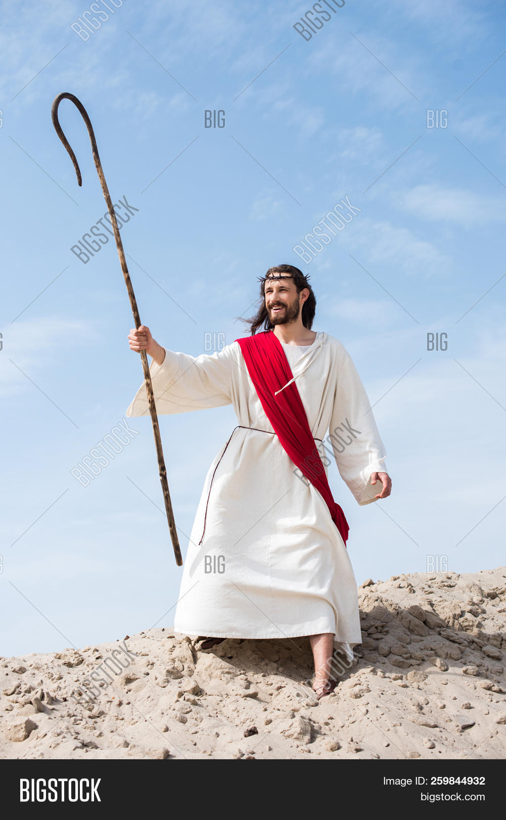 Happy Jesus Robe, Red Image & Photo (Free Trial) Bigstock