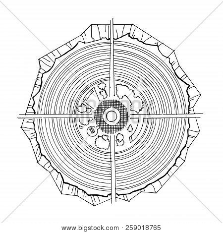 Urban Plan Of A City, Old Village. Doodle City Map. Vector City Drawing. Street Map. Futuristic Mega