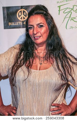 Alice Amter arrives at The Art Of Social Media EMMY Gifting Lounge at the Waldorf Astoria Hotel, Beverly Hills, CA on Sept. 15, 2018.