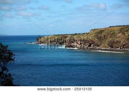 Maui na Hawajach jest magiczna wyspa wypełnione piękne zaciszne zatoczki i jasne kolory Blues i 