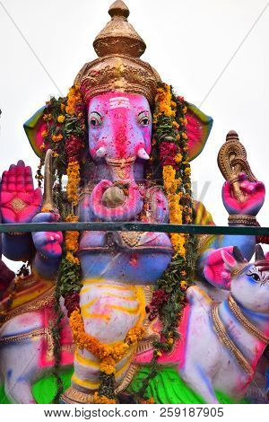 Anaipatti, Tamilnadu - India - September 15 2018: Hindu Festival