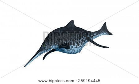 3d rendered illustration of a Shonisaurus