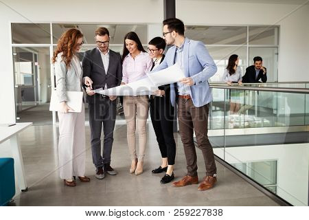 Corporate Business Team And Manager In A Meeting