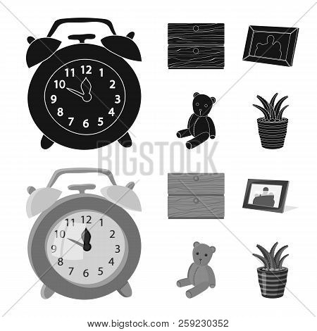 Isolated Object Of Dreams And Night Symbol. Set Of Dreams And Bedroom Stock Symbol For Web.
