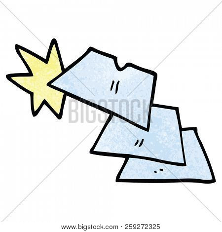 cartoon doodle shiny razorblades