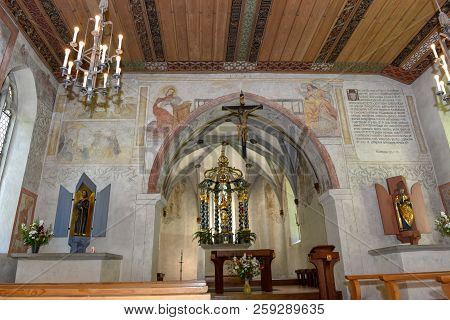 Chapel Ranft Of Saint Hermit Niklaus Von Flüe At Flüeli-ranft On Switzerland
