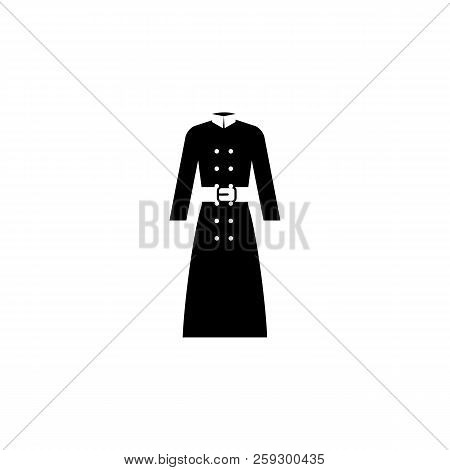 Cloak Icon On White Background. Clothing Or Clothes Or Fashion For Man Woman Icon Vector Illustratio
