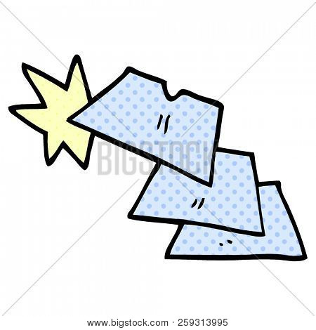 cartoon doodle shiny razorblades