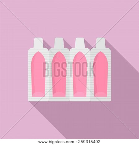 Suppositories Icon. Flat Illustration Of Suppositories Icon For Web Design