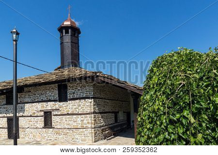 Tryavna, Bulgaria - July 6, 2018:  Medieval Church Of St. Archangel Michael In Historical Town Of Tr