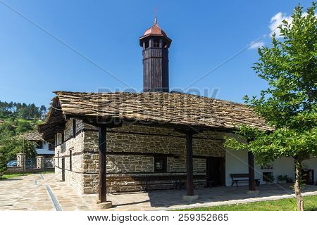 Tryavna, Bulgaria - July 6, 2018:  Medieval Church Of St. Archangel Michael In Historical Town Of Tr