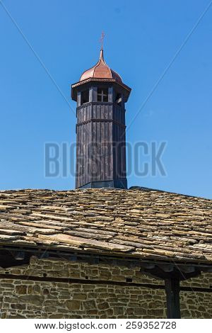 Tryavna, Bulgaria - July 6, 2018:  Medieval Church Of St. Archangel Michael In Historical Town Of Tr