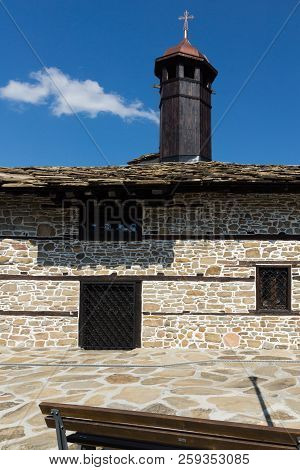 Tryavna, Bulgaria - July 6, 2018:  Medieval Church Of St. Archangel Michael In Historical Town Of Tr